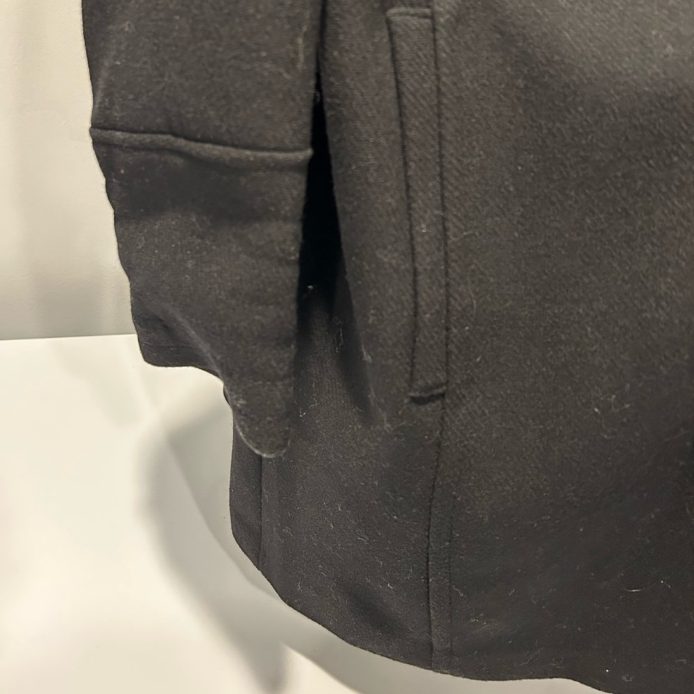 Worthington Black Wool Coat - Picture 8 of 11